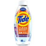 Tide Deep Cleansing Fabric Liquid Rinse with 3X Odor Power, Spring Meadow, 48.00 oz